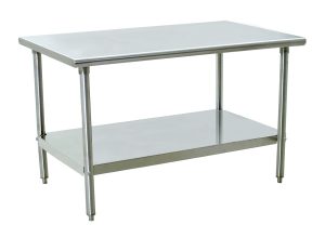 Table - Solid With Undershelf