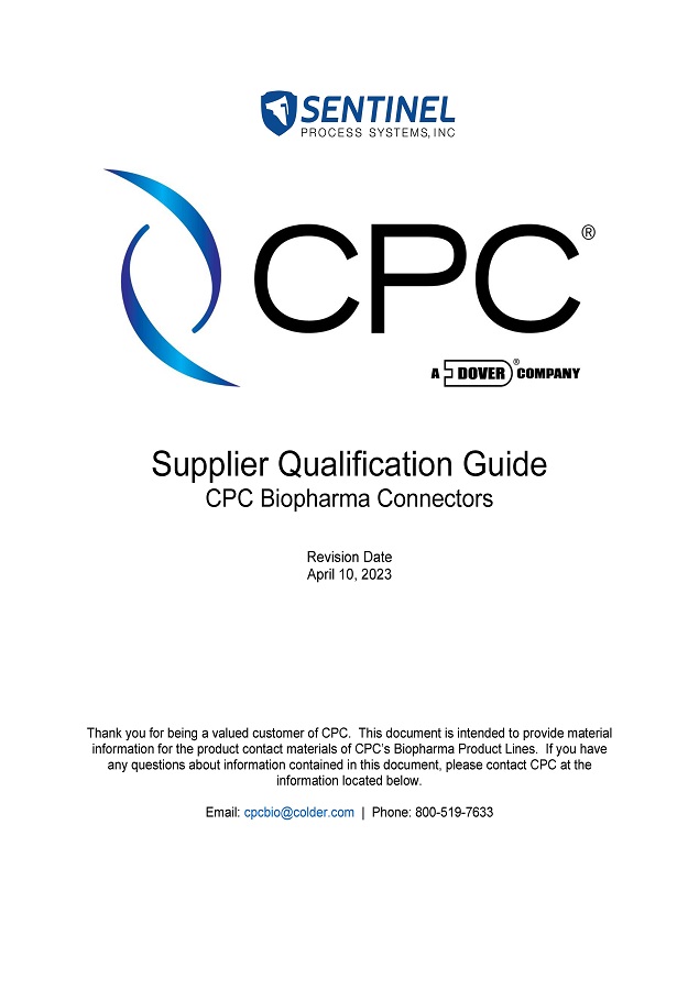 CPC Supplier Qualification Guide