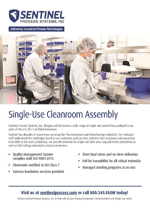 Single-Use Cleanroom Assembly Flyer